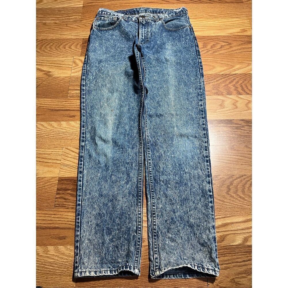 Vintage 90s Levi’s 506 Acid Wash 34 x 32 Jeans